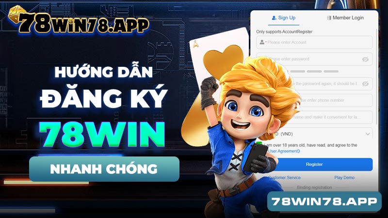 Hướng dẫn đăng nhập 78win